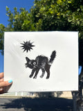 Sunday Scaries [8x10] - Handprinted Linocut Art Print