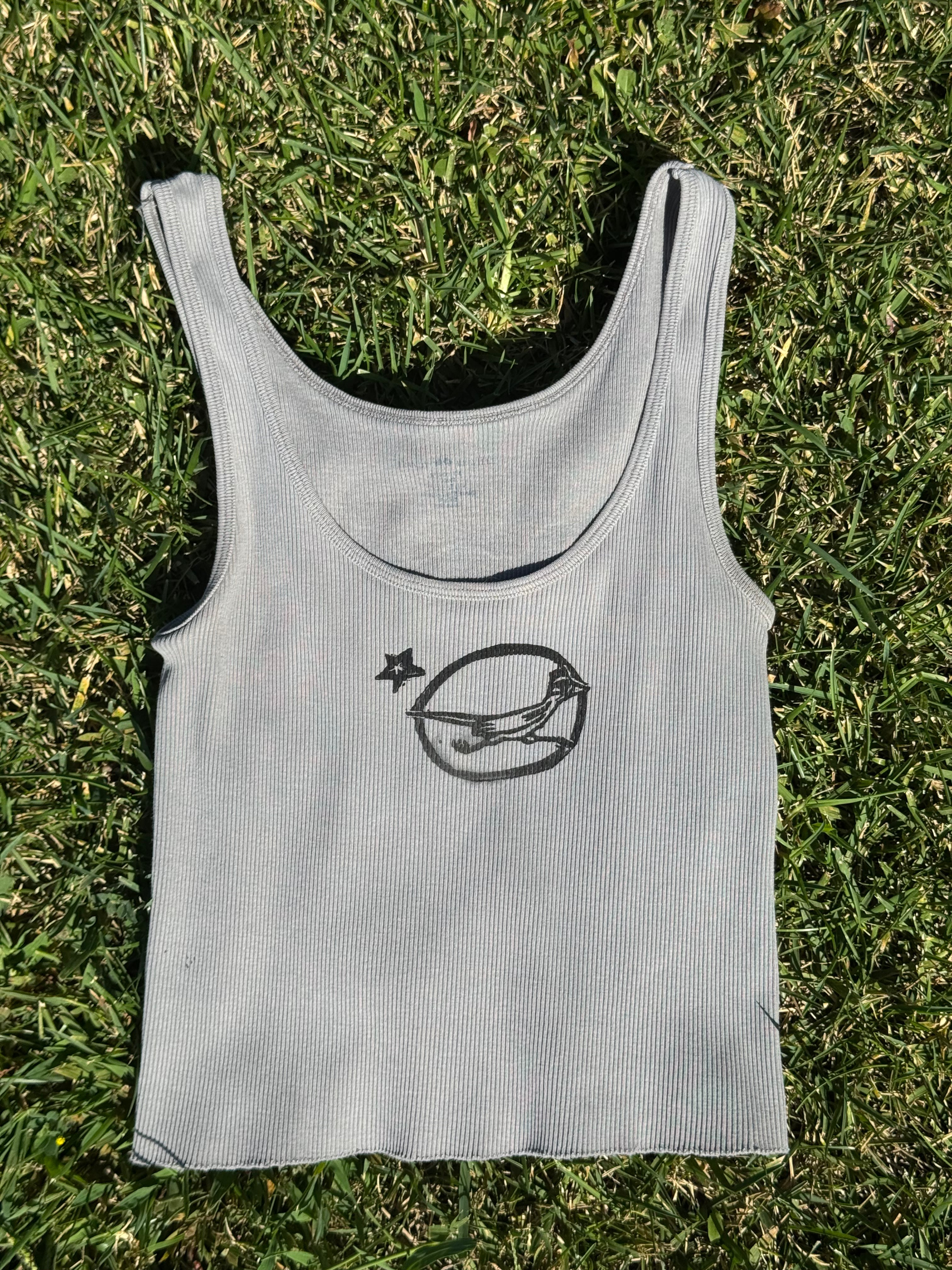 Road Runner Grey Tank