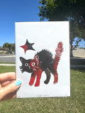 Sunday Scaries [5x7] - Handprinted Linocut Art Print