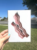 Hot Wax [5x7, 8x10] - Handprinted Linocut Art Print