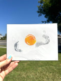 Here Comes The Sun [5x7, 8x10] - Handprinted Linocut Art Print