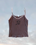 Cow Skull Brown Tank